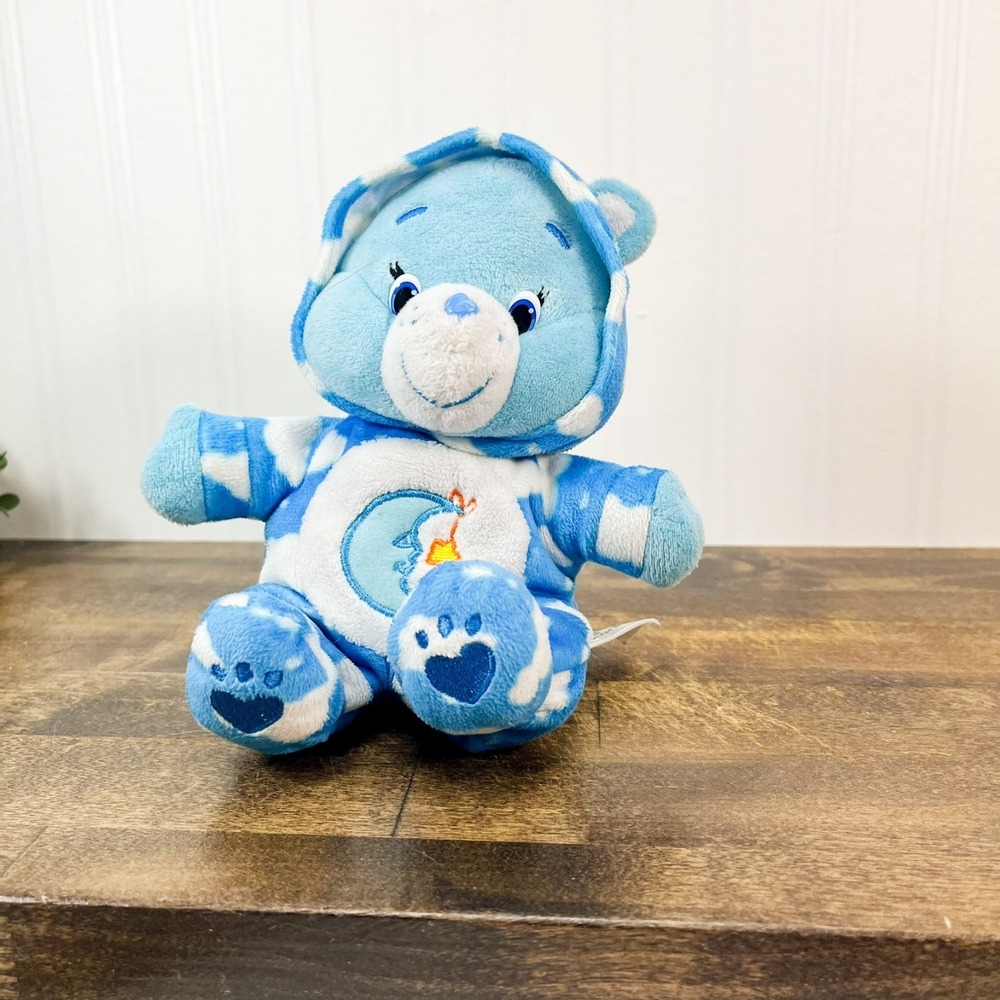 Care‎ Bears Hoodie Friends Bear Plush Stuffed Animal with Moon & Star 7" L